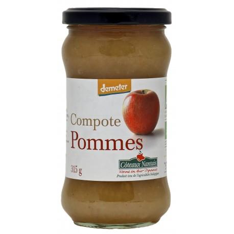 COMPOTE POMME 315 G | COTEAUX NANTAIS | Acheter sur EtiketBio.eu