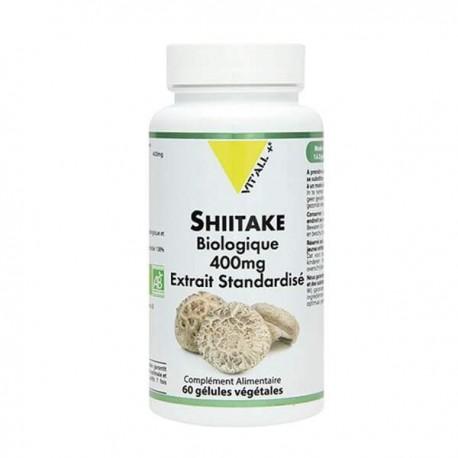 Shiitake bio* 400mg extrait standardisé Vit'all + dans votre magasin bio en ligne Etiketbio.eu Shiitake bio* 400mg extrait standardisé Vit'all + dans votre magasin bio en ligne Etiketbio.eu