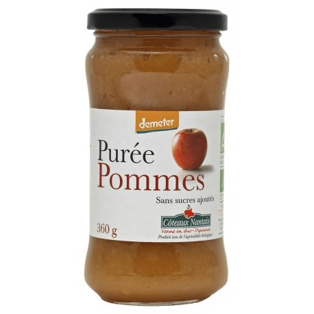 PUREE POMME SANS SUCRE 360G PUREE POMME SANS SUCRE 360G