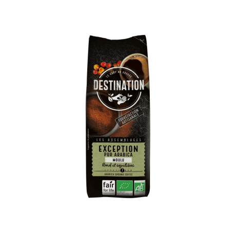 Exceptions moulu 250g Destination  dans votre magasin bio en ligne Etiketbio.eu