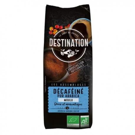 Cafe decafeine 100% arabica - moulu 250g Destination dans votre magasin bio en ligne Etiketbio.eu Cafe decafeine 100% arabica - moulu 250g Destination dans votre magasin bio en ligne Etiketbio.eu