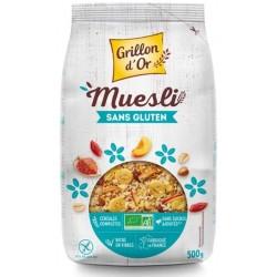 MUESLI SANS GLUTEN 500G GRILLON D'OR dans votre magasin bio en ligne Etiketbio.eu