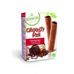 CROUSTY ROLL CHOCOLAT NOIR 125G BISSON  dans votre magasin bio en ligne Etiketbio.eu