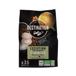 Cafe exeption x36 dosettes Destination  dans votre magasin bio en ligne Etiketbio.eu