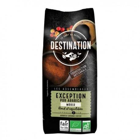 CAFE EXEPTION MOULU 500G | DESTINATION | Acheter sur EtiketBio.eu