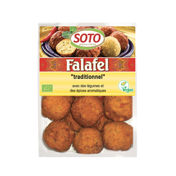 FALAFEL TRADITIONNEL 12X18G SOTO dans votre magasin bio en ligne Etiketbio.eu