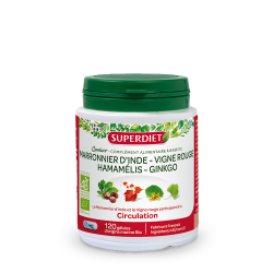 QUATUOR VIGNE ROUGE CIRCULATION BIO 120GELS CC SUPER DIET dans votre magasin bio en ligne Etiketbio.eu