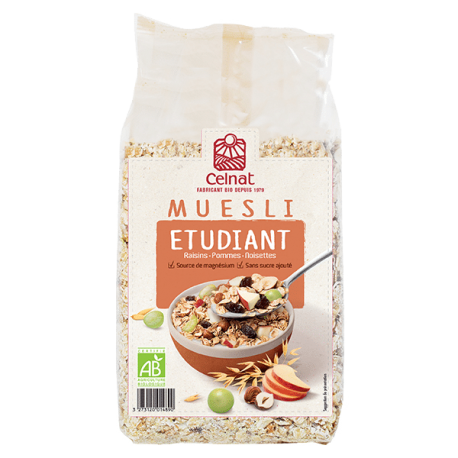 Muesli etudiant 1kg Celnat dans votre magasin bio en ligne Etiketbio.eu Muesli etudiant 1kg Celnat dans votre magasin bio en ligne Etiketbio.eu