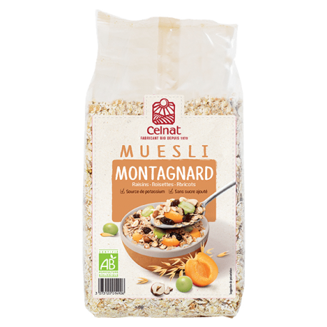 Muesli montagnard 1kg Celnat dans votre magasin bio en ligne Etiketbio.eu Muesli montagnard 1kg Celnat dans votre magasin bio en ligne Etiketbio.eu