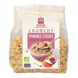 Crunchy pommes figues 500g Celnat dans votre magasin bio en ligne Etiketbio.eu