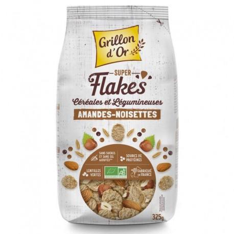 Super flakes amande noisettes 325g Grillon d'Or dans votre magasin bio en ligne Etiketbio.eu Super flakes amande noisettes 325g Grillon d'Or dans votre magasin bio en ligne Etiketbio.eu