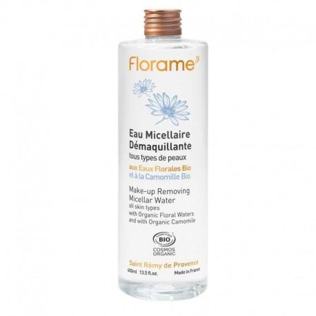 EAU MICELLAIRE DEMAQUILLANTE 400ML | FLORAME | Acheter sur EtiketBi...