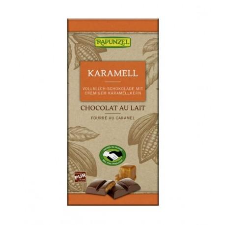 CHOCOLAT LAIT FOURTE CARAMEL 100G RAPUNZEL dans votre magasin bio en ligne Etiketbio.eu CHOCOLAT LAIT FOURTE CARAMEL 100G RAPUNZEL dans votre magasin bio en ligne Etiketbio.eu