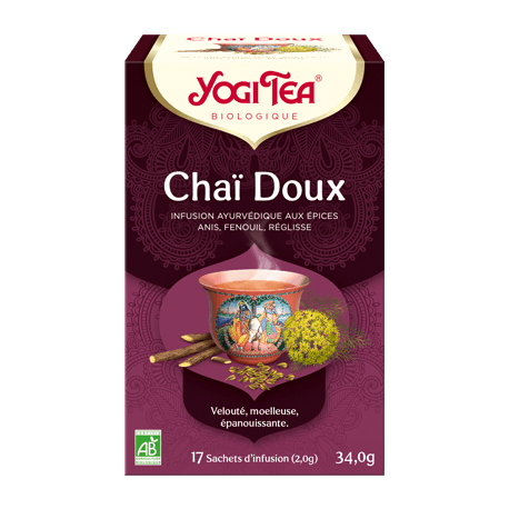 YOGI TEA CHAI DOUX/SWEET TCHAI 34G | YOGI TEA | Acheter sur EtiketB...