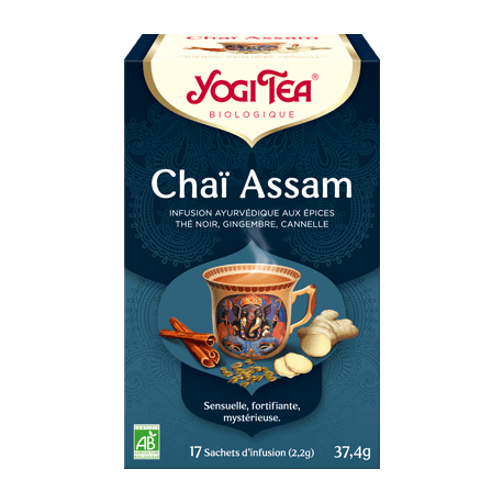 YOGI TEA CHAI ASSAM 37.4 GR | YOGI TEA | Acheter sur EtiketBio.eu