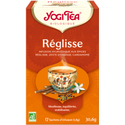 YOGI TEA REGLISSE 30.6G YOGI TEA dans votre magasin bio en ligne Etiketbio.eu