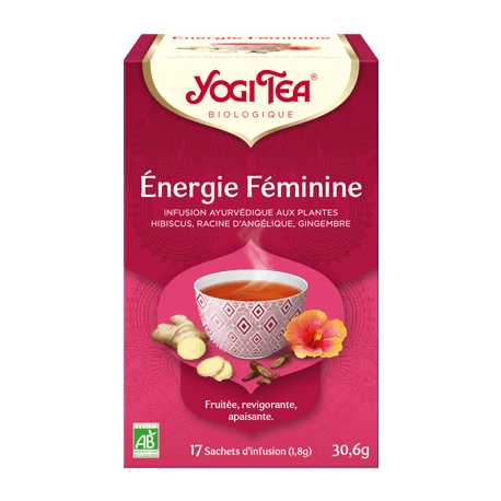 YOGI TEA ENERGIE FEMININE 30 G | YOGI TEA | Acheter sur EtiketBio.eu