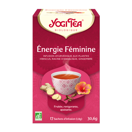 YOGI TEA ENERGIE FEMININE 30 G YOGI TEA dans votre magasin bio en ligne Etiketbio.eu YOGI TEA ENERGIE FEMININE 30 G YOGI TEA dans votre magasin bio en ligne Etiketbio.eu