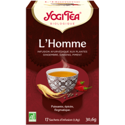 YOGI TEA L'HOMME 30.6 G YOGI TEA dans votre magasin bio en ligne Etiketbio.eu