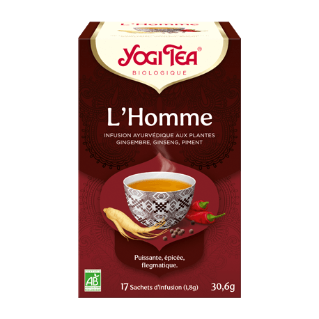 YOGI TEA L'HOMME 30.6 G | YOGI TEA | Acheter sur EtiketBio.eu