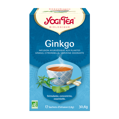 YOGI TEA GINGKO 30.6 G | YOGI TEA | Acheter sur EtiketBio.eu