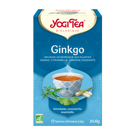 YOGI TEA GINGKO 30.6 G YOGI TEA dans votre magasin bio en ligne Etiketbio.eu YOGI TEA GINGKO 30.6 G YOGI TEA dans votre magasin bio en ligne Etiketbio.eu