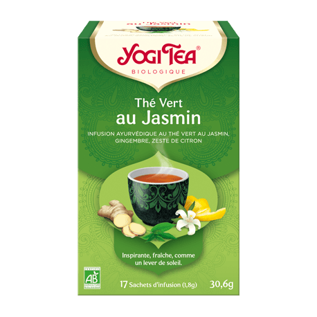 YOGI TEA VERT JASMIN 30.6 G YOGI TEA dans votre magasin bio en ligne Etiketbio.eu YOGI TEA VERT JASMIN 30.6 G YOGI TEA dans votre magasin bio en ligne Etiketbio.eu