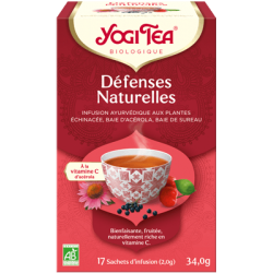 YOGI TEA DEFENSES NATURELLES 17 SACHETS YOGI TEA  dans votre magasin bio en ligne Etiketbio.eu
