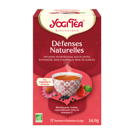 YOGI TEA DEFENSES NATURELLES 17 SACHETS YOGI TEA dans votre magasin bio en ligne Etiketbio.eu YOGI TEA DEFENSES NATURELLES 17 SACHETS YOGI TEA dans votre magasin bio en ligne Etiketbio.eu