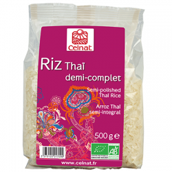 RIZ THAI 1/2 COMPLET 500G | CELNAT | Acheter sur EtiketBio.eu