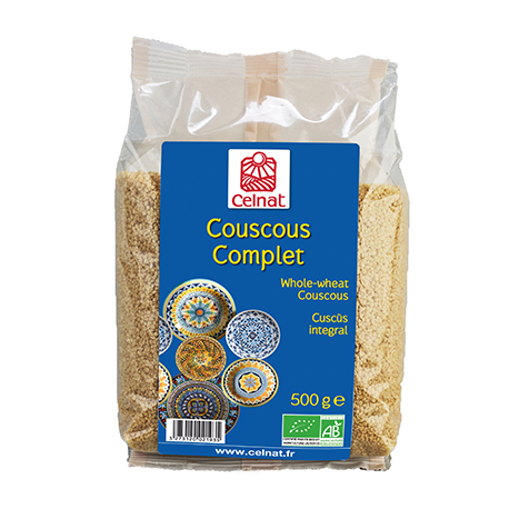 Couscous complet 500g Celnat  dans votre magasin bio en ligne Etiketbio.eu