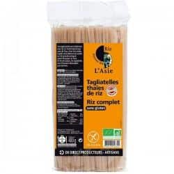 TAGLIATELLES THAIES DE RIZ COMPLET (400G) AUTOUR DU RIZ   dans votre magasin bio en ligne Etiketbio.eu