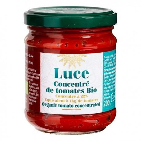 Concentre de tomate 22% 200g Luce dans votre magasin bio en ligne Etiketbio.eu Concentre de tomate 22% 200g Luce dans votre magasin bio en ligne Etiketbio.eu