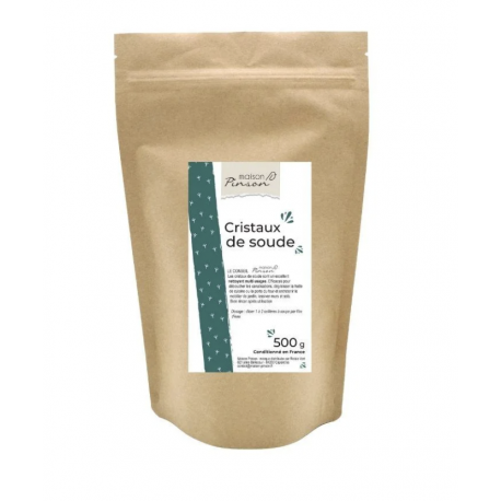 Soude en cristaux 500g Maison Pinson dans votre magasin bio en ligne Etiketbio.eu Soude en cristaux 500g Maison Pinson dans votre magasin bio en ligne Etiketbio.eu