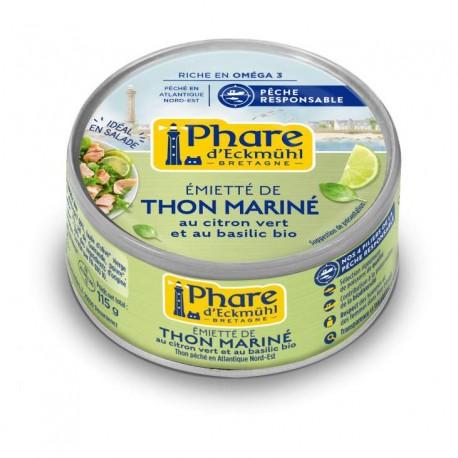 Thon blanc au citron vert basilic 115g Phare d’Eckmühl dans votre magasin bio en ligne Etiketbio.eu Thon blanc au citron vert basilic 115g Phare d’Eckmühl dans votre magasin bio en ligne Etiketbio.eu