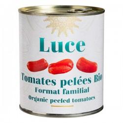 Tomates pelees metal 800gr Luce  dans votre magasin bio en ligne Etiketbio.eu
