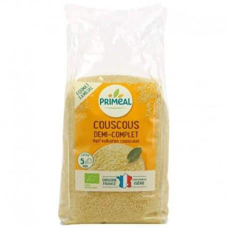 COUSCOUS 1/2 COMPLET FRANCE 1KG Priméal  dans votre magasin bio en ligne Etiketbio.eu