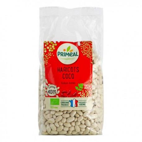 Haricots coco 500g Priméal  dans votre magasin bio en ligne Etiketbio.eu