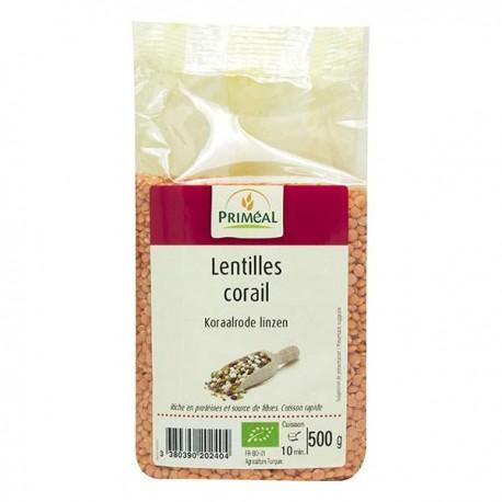 Lentilles corail 500g Priméal dans votre magasin bio en ligne Etiketbio.eu Lentilles corail 500g Priméal dans votre magasin bio en ligne Etiketbio.eu