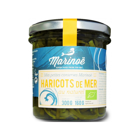 HARICOTS DE MER NATUREL 160G | MARINOE | Acheter sur EtiketBio.eu