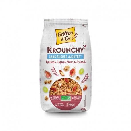 KROUNCHY FIGUES RAISINS NOIX DU BRESIL 450G | GRILLON D'OR | Achete...