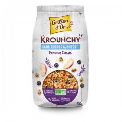 KROUNCHY POMME CASSIS 450G | GRILLON D'OR | Acheter sur EtiketBio.eu