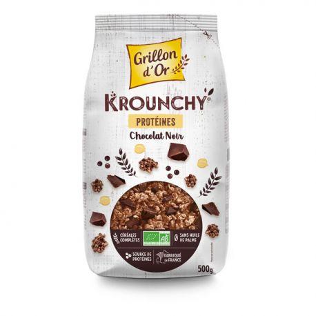 KROUNCHY CHOCOLAT PROTEINE 500G | GRILLON D'OR | Acheter sur Etiket...