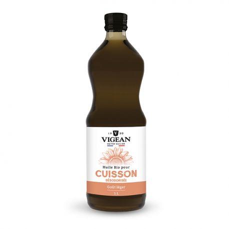 HUILE BIO DE CUISSON DESODORISEE 1L | VIGEAN | Acheter sur EtiketBi...