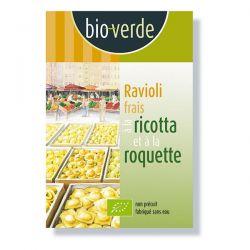 RAVIOLI ROQUETTE RICOTTA 250G BIO VERDE  dans votre magasin bio en ligne Etiketbio.eu