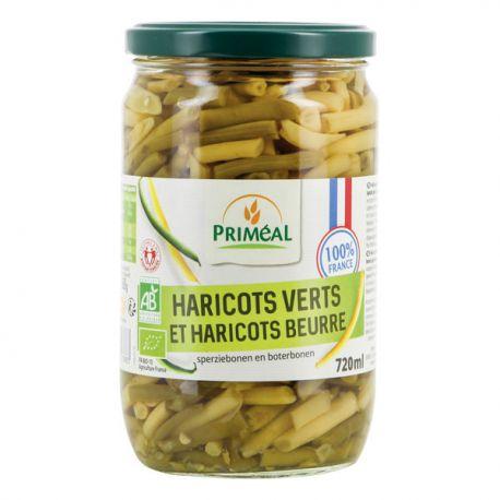 Melange haricots vert et beurre france 720ml Priméal  dans votre magasin bio en ligne Etiketbio.eu