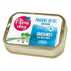 Sardine huille olive pauvre en sel peniday 115gr   dans votre magasin bio en ligne Etiketbio.eu