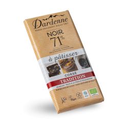 CHOCOLAT PATISSIER 71% CACAO | DARDENNE | Acheter sur EtiketBio.eu