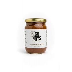 PATE A TARTINER AMANDE CHOCOLAT COCO 280G GO NUTS  dans votre magasin bio en ligne Etiketbio.eu
