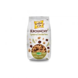 Krounchy epeautre chocolat noir 500g Grillon d'Or dans votre magasin bio en ligne Etiketbio.eu